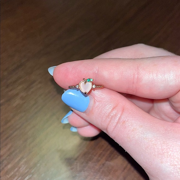 Girls Crew Peach Ring Rose Gold - Picture 2 of 4